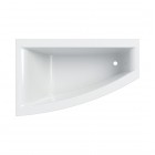 Geberit Selnova Square wanna asymetryczna 160x100 cm prawa biała 554.292.01.1