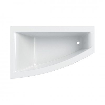Geberit Selnova Square wanna asymetryczna 170x105 cm prawa biała 554.293.01.1