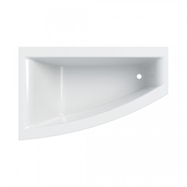 Geberit Selnova Square wanna asymetryczna 170x105 cm prawa biała 554.293.01.1