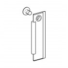 Geberit ściągaczka do wody z uchwytem 154.296.00.1