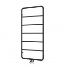 Imers Art 2 grzejnik łazienkowy 120x53 cm czarny mat 0222/CZM