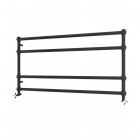 Imers Gesi 2 grzejnik łazienkowy 53x120 cm czarny połysk 2922/CZP