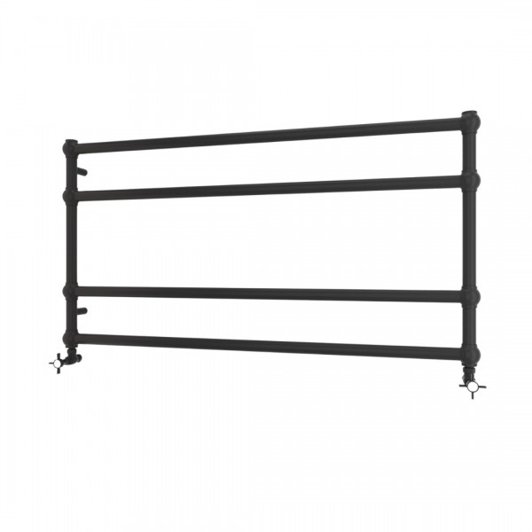 Imers Gesi 1 grzejnik łazienkowy 53x100 cm czarny mat 2912/CZM