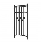 Imers Indeo 3 grzejnik łazienkowy 120x43 cm czarny połysk 0332/CZP