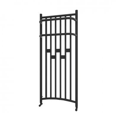 Imers Indeo 5 grzejnik łazienkowy 100x53 cm czarny mat 0352/CZM