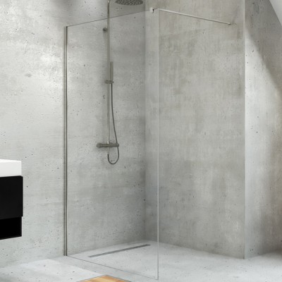 New Trendy Valio ścianka wolnostojąca Walk-in 70 cm chrom D-0132B