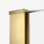 New Trendy Valio Satin Gold ścianka wolnostojąca Walk-in 70 cm złoty D-0198B