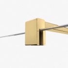 New Trendy Valio Satin Gold ścianka wolnostojąca Walk-in 70 cm złoty D-0198B