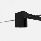 New Trendy Valio Black ścianka wolnostojąca Walk-in 70 cm czarny półmat D-0140B