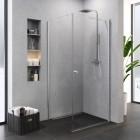 New Trendy Superia kabina prysznicowa kwadratowa 80 cm SOL108005007+SOLT108005007