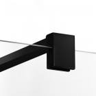 New Trendy Superia kabina prysznicowa prostokątna 80x90 cm czarny półmat K-0800