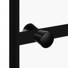 New Trendy Superia Black kabina prysznicowa kwadratowa 90 cm prawa czarny półmat/wzór kratka K-0605