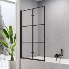 New Trendy Superia Black parawan nawannowy 2-częściowy 100x150 cm lewy czarny półmat P-0054