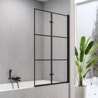 New Trendy Superia Black parawan nawannowy 2-częściowy 100x150 cm prawy czarny półmat P-0055