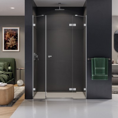New Trendy Eventa drzwi prysznicowe 110 cm prawe chrom EXK-0145