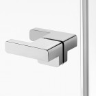 New Trendy Eventa kabina prysznicowa kwadratowa 80 cm lewa chrom EXK-0128/EXK-0139