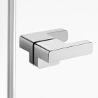 New Trendy Eventa kabina prysznicowa kwadratowa 80 cm prawa chrom EXK-0129/EXK-0139