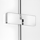 New Trendy Eventa kabina prysznicowa kwadratowa 80 cm lewa chrom EXK-0128/EXK-0139