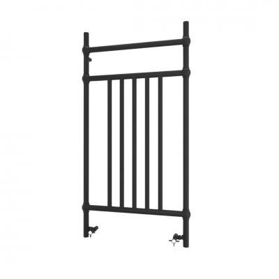 Imers Pinea 1 grzejnik łazienkowy 100x43 cm czarny mat 0512/CZM