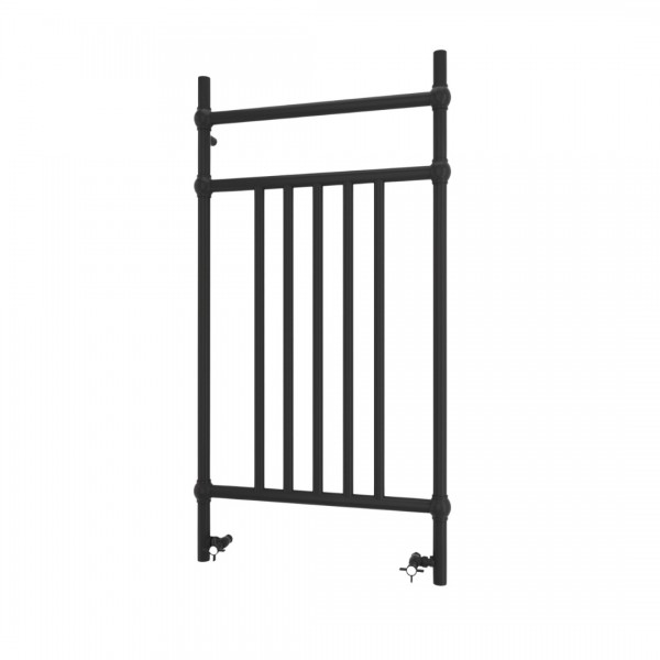 Imers Pinea 1 grzejnik łazienkowy 100x43 cm czarny mat 0512/CZM