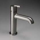 Deante Silia bateria umywalkowa stojąca czarny mat BQS_N20M