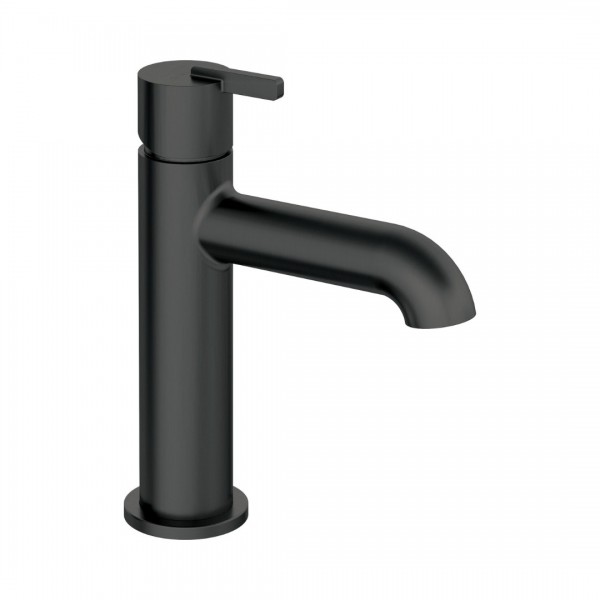 Deante Silia bateria umywalkowa stojąca czarny mat BQS_N20M