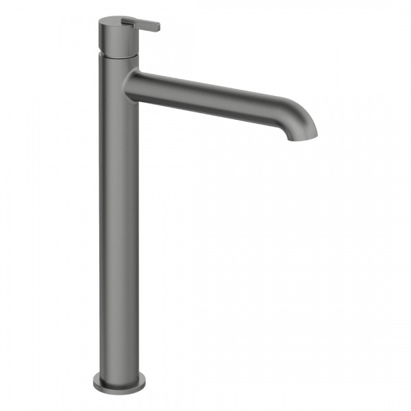 Deante Silia bateria umywalkowa wysoka stojąca titanium BQS_D20K