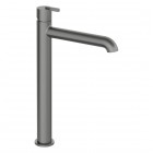 Deante Silia bateria umywalkowa wysoka stojąca titanium BQS_D20K