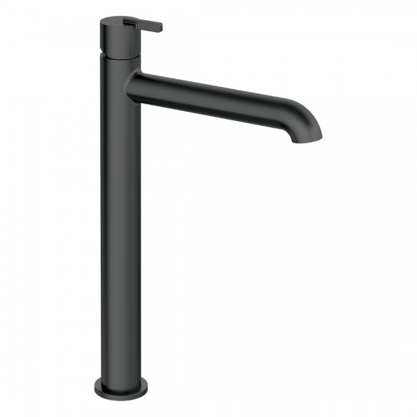 Deante Silia bateria umywalkowa wysoka stojąca czarny mat BQS_N20K