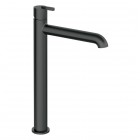 Deante Silia bateria umywalkowa wysoka stojąca czarny mat BQS_N20K