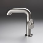 Deante Silia bateria umywalkowa stojąca titanium BQS_D24M