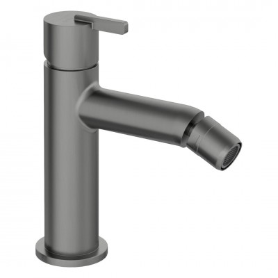 Deante Silia bateria bidetowa stojąca titanium BQS_D30M