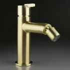 Deante Silia bateria bidetowa stojąca złoty szczotkowany BQS_R30M