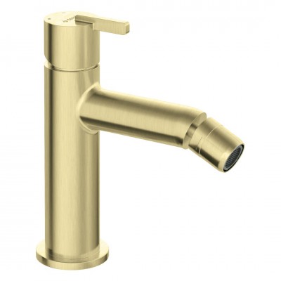 Deante Silia bateria bidetowa stojąca złoty szczotkowany BQS_R30M