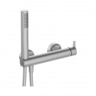 Deante Silia bateria prysznicowa ścienna stal szczotkowana BQS_F41M