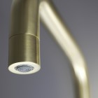 Deante Silia zestaw natryskowy z deszczownicą złoty szczotkowany NQS_R4XM