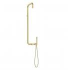 Deante Silia zestaw natryskowy z deszczownicą złoty szczotkowany NQS_R4XM