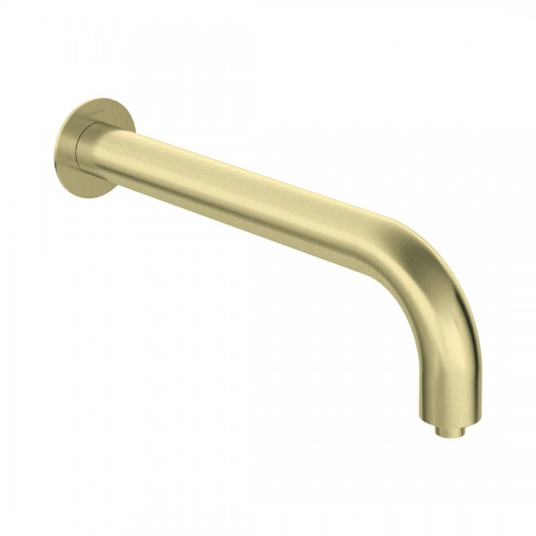 Deante Silia wylewka wannowa ścienna 38,2 cm złoty szczotkowany NQS_R41K