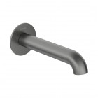 Deante Silia wylewka wannowa ścienna 20,5 cm titanium NQS_D81K