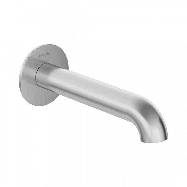 Deante Silia wylewka wannowa ścienna 20,5 cm stal szczotkowana NQS_F81K