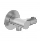 Deante Silia przyłącze kątowe z uchwytem stal szczotkowana NQS_F57K