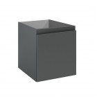 Oltens Vernal szafka 40 cm podumywalkowa wisząca grafit mat 60017400