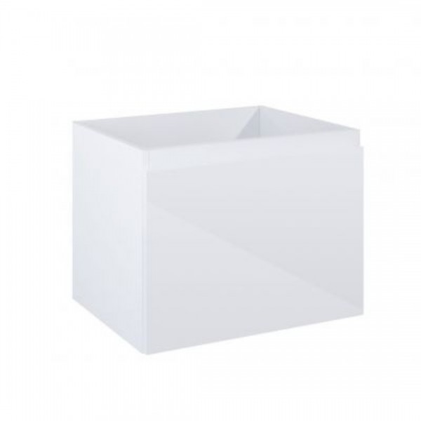 Oltens Vernal szafka 60 cm podumywalkowa wisząca biały połysk 60013000