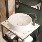 Deante Arnika Titanium bateria umywalkowa wysoka BQA_D20K