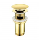 Deante Click-Clack korek do umywalki click-clack złoty NHC Z10U