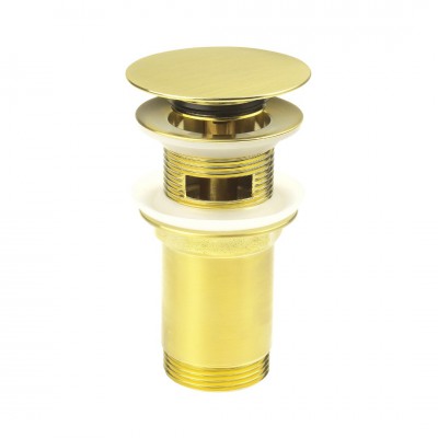 Deante Click-Clack korek do umywalki click-clack złoty szczotkowany NHC_R10U