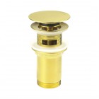 Deante Click-Clack korek do umywalki click-clack złoty szczotkowany NHC_R10U