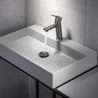 Deante Click-Clack korek do umywalki click-clack titanium NHC D10U