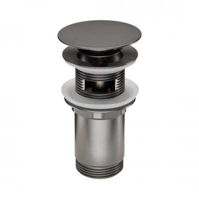 Deante Click-Clack korek do umywalki click-clack titanium NHC D10U Deante Click-Clack korek do umywalki click-clack titanium NHC D10U