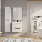 Elita Meble Roma Plus słupek wiszący 162 cm biały połysk 5110014